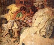 Edouard Vuillard Three women in the sofa china oil painting artist